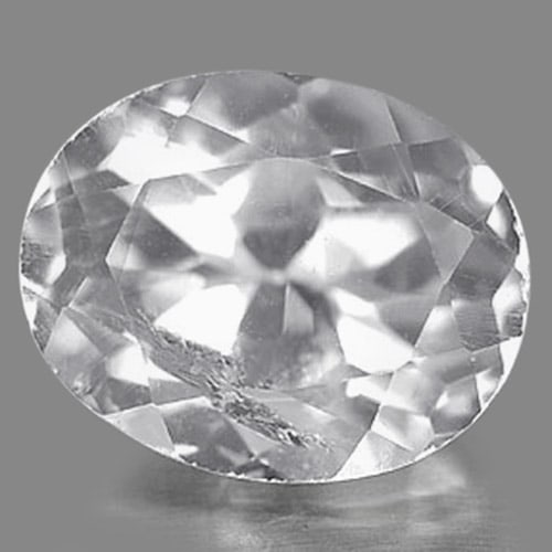 Natural White Quartz Gemstones 2.69 Ct. Oval Shape 10.2 x 8.2 Mm. (1 of 3)