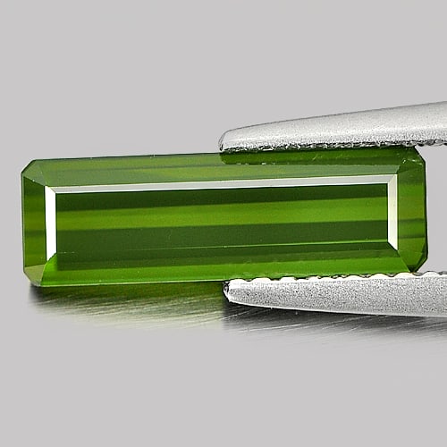 Natural Green Tourmaline Gemstones 1.94 Ct. Octagon Shape 13.4 x 4.2 Mm.: Product ID: 807243143 Product Name: Natural Tourmaline Weight: 1.94 CT. Size: 13.4 x 4.2 x 3.5 MM. Shape: Octagon Color: Green Clarity:VVS Luster: Very Good Gems Origin: Nigeria Treatment: Unheated Cr