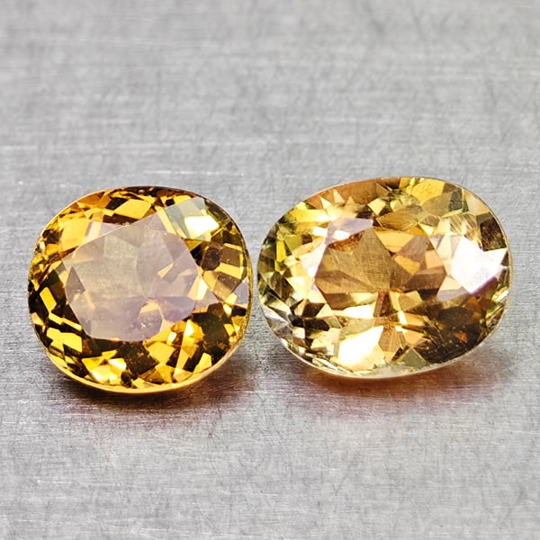 Natural Multi Color Tourmaline Gemstones 1.45 Ct. 2 Pcs. Oval Shape 6.2 x 4.9 Mm.: Product ID: 807250633 Product Name: Natural Tourmaline Weight: 1.45 CT. Size: 6.2 x 4.9 x 3.8 MM. Shape: Oval Color: Multi Color Clarity:VSI Luster: Good Gems Origin: Nigeria Treatment: Unheated Cryst