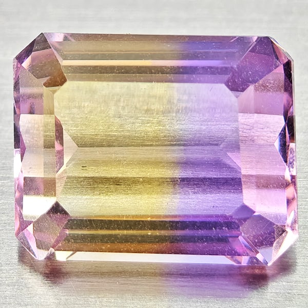 Natural Bi Color Ametrine Gemstones 2.68 Ct. Octagon Shape 9 x 7.2 Mm. (1 of 3)