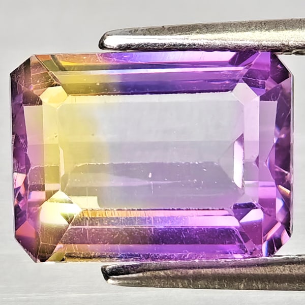Natural Bi Color Ametrine Gemstones 2.35 Ct. Octagon Shape 9.3 x 7.1 Mm. (1 of 3)