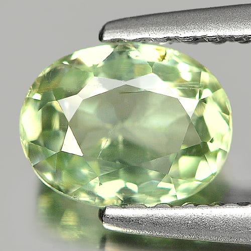 Natural Green Tourmaline Gemstones 0.93 Ct. Oval Shape 6.5 x 5.1 Mm.: Product ID: 807235765 Product Name: Natural Tourmaline Weight: 0.93 CT. Size: 6.5 x 5.1 x 3.5 MM. Shape: Oval Color: Green Clarity:VSI Luster: Good Gems Origin: Nigeria Treatment: Unheated Crystal Str