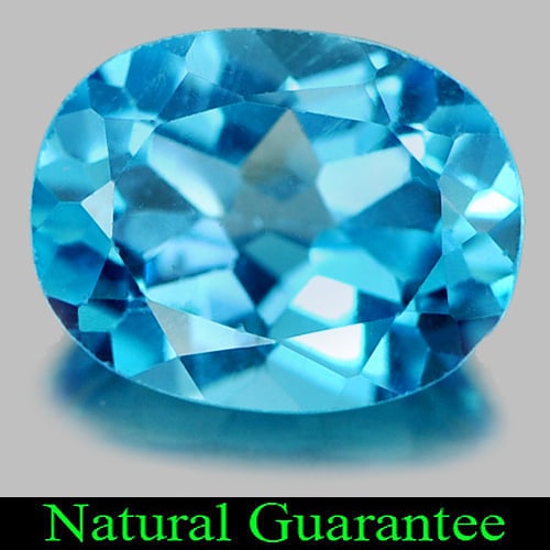 Natural Swiss Blue Topaz Gemstones 2.31 Ct. Oval Shape 9.2 x 7.1 Mm.: Product ID: 807161645 Product Name: Natural Blue Topaz Weight: 2.31 CT. Size: 9.2 x 7.1 x 4.6 MM. Shape: Oval Color: Blue Clarity:VSI Luster: Very Good Gems Origin: Brazil Treatment: Treated Crystal S