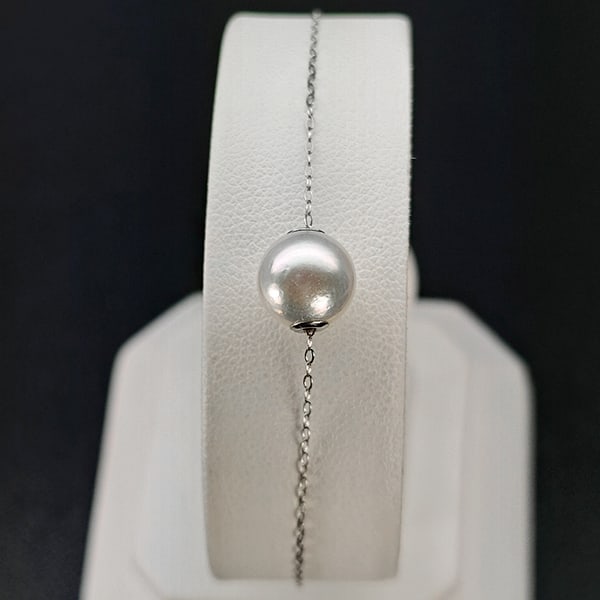 Natural Akoya Pearl 8 Mm. With Platinum Bracelet Jewelry Length 6 Inch. 1.43 Grams: Product ID: 805206475 Product Type: Platinum Jewelry Jewelry Weight: 1.43 Grams. Gemstones Color: Multi-Color White Metal: Solid Platinum. Gemstone Detail: Akoya Pearl 8 Mm. At Your Service: At Treasu
