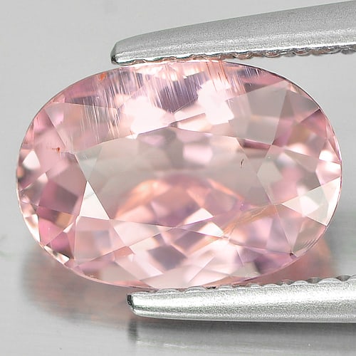 Natural Pink Tourmaline Gemstones 1.82 Ct. Oval Shape 9.4 x 6.6 Mm.: Product ID: 807227010 Product Name: Natural Tourmaline Weight: 1.82 CT. Size: 9.4 x 6.6 x 4.4 MM. Shape: Oval Color: Pink Clarity:VSI Luster: Good Gems Origin: Mozambique , Africa Treatment: Unheated 