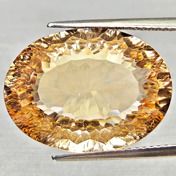 Natural Imperial Topaz Gemstones 19.54 Ct. Oval Concave Cut 14.8 x 19.8 Mm: Product ID: 807168268 Product Name: Natural Topaz Weight: 19.54 CT. Size: 14.8 x 19.8 x 8.7 MM. Shape: Oval Concave Cut Color: Imperial Clarity:VSI Luster: Very Good Gems Origin: Brazil Treatment: Tre