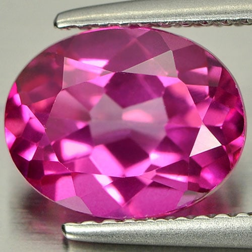 Natural Pink Topaz Gemstones 3.21 Ct. Clean Oval Shape 10 x 7.9 Mm.: Product ID: 807167196 Product Name: Natural Blue Topaz Weight: 3.21 CT. Size: 10 x 7.9 x 5.3 MM. Shape: Oval Color: Pink Clarity:IF Luster: Very Good Gems Origin: Brazil Treatment: Treated Crystal Str