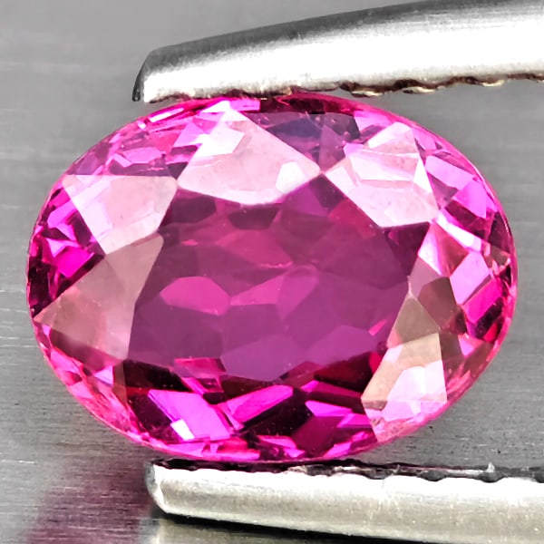 Natural Pink Tourmaline Gemstones 1.21 Ct. Oval Shape 7.5 x 5.8 Mm.: Product ID: 807251285 Product Name: Natural Tourmaline Weight: 1.21 CT. Size: 7.5 x 5.8 x 4 MM. Shape: Oval Shape Color: Pink Clarity:VVS Luster: Very Good Gems Origin: Nigeria Treatment: Unheated Cry