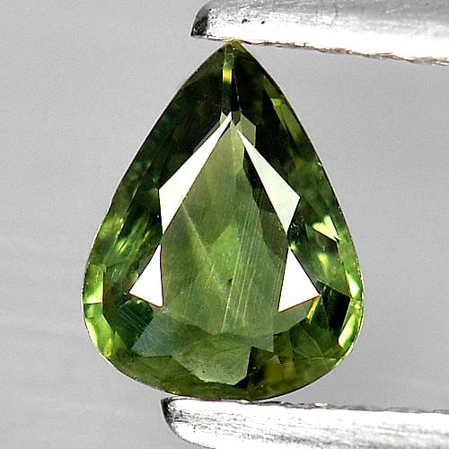 Natural Yellowish Green Sapphire Gemstons 0.68 Ct. Pear Shape 7 x 5.4 Mm: Product ID: 806158758 Product Name: Natural Green Sapphire Weight: 0.68 CT. Size: 7 x 5.4 x 2.2 MM. Shape: Pear Color: Yellowish Green Clarity:VSI Luster: Good Gems Origin: Thailand Treatment: Heated 