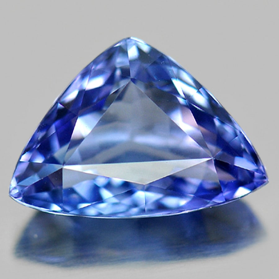 Natural Blue Tanzanite Gemstones 1.55 Ct. Clean Trilliant Shape 9.08 x 6.33 Mm (1 of 4)