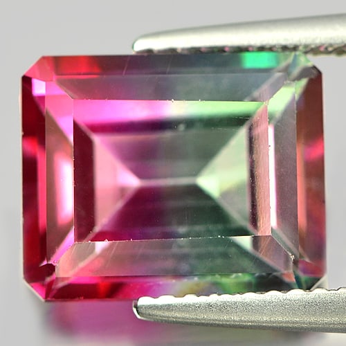 Natural Emerald Envy Pure Pink Topaz Gemstones 5.60 Ct. Octagon Shape 10.9 x 8.9 Mm.: Product ID: 807166451 Product Name: Natural Topaz Weight: 5.60 CT. Size: 10.9 x 8.9 x 5.8 MM. Shape: Octagon Color: Bi-Color Clarity:VVS Luster: Good Gems Origin: Brazil Treatment: Treated Crystal Str
