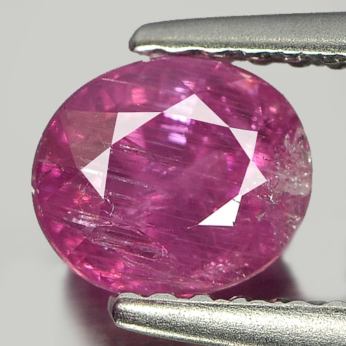 Natural Unheated Pink Winza Sapphire Gemstones 1.12 Ct. Oval Shape 6.2 x 5.3 Mm. (1 of 4)