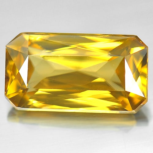 Natural Yellow Zircon Gemstones 6.41 Ct. Clean Octagon Shape 13.3 x 7.3 Mm.: Product ID: 807722547 Product Name: Natural Zircon Weight: 6.41 CT. Size: 13.3 x 7.3 x 5 MM. Shape: Octagon Color: Yellow Clarity:IF Luster: Very Good Gems Origin: Cambodia Treatment: Heated Crystal S