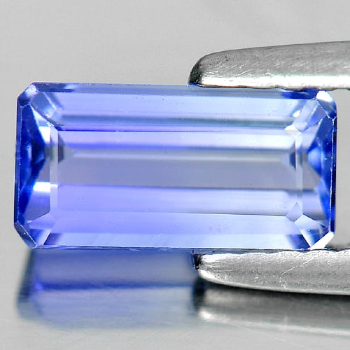 Natural Blue Tanzanite Gemstones 1.36 Ct. Clean Octagon Shape 8.4 x 4.4 Mm.: Product ID: 807004087 Product Name: Natural Tanzanite Weight: 1.36 CT. Size: 8.4 x 4.4 x 3.5 MM. Shape: Octagon Color: Blue Clarity:IF Luster: Very Good Gems Origin: Tanzania Treatment: Heated Crystal