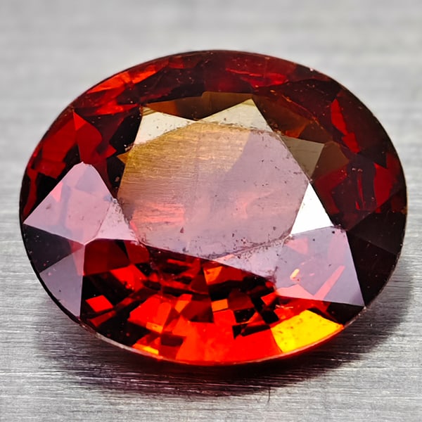 Natural Rich Orange Mandarin Spessartine Gemstones 0.90 ct. Oval Shape 6.8 X 6 Mm.: Product ID: 102909224 Product Name: Natural Spessartine Weight: 0.90 CT. Size: 6.8 X 6 X 2.6 MM. Shape: Oval Color: Orange Clarity:VSI Luster: Good Gems Origin: Nigeria Treatment: Unheated Crystal Str