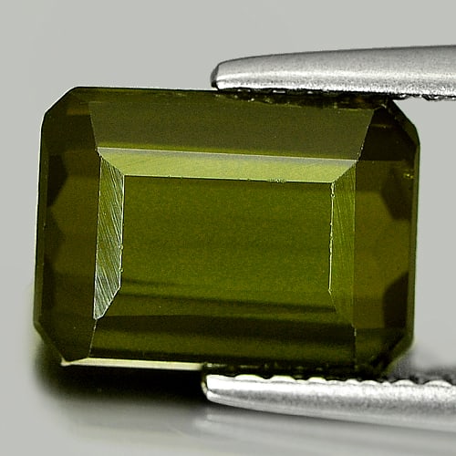 Natural Green Tourmaline Gemstones 3.23 Ct. Octagon Shape 9.5 x 7.1 Mm.: Product ID: 807240401 Product Name: Natural Tourmaline Weight: 3.23 CT. Size: 9.5 x 7.1 x 4.8 MM. Shape: Octagon Color: Green Clarity:VSI Luster: Good Gems Origin: Nigeria Treatment: Unheated Crystal 