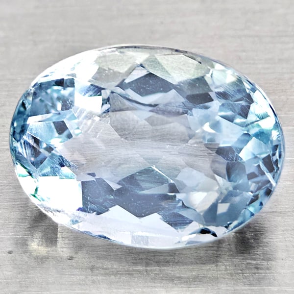 Natural Light Blue Aquamarine Gemstones 1.42 Ct.Oval Shape 8.3 x 6.1 Mm.: Product ID: 800812255 Product Name: Natural Aquamarine Weight: 1.42 CT. Size: 8.3 x 6.1 x 4.6 MM. Shape: Oval Color: Light Blue Clarity:VSI Luster: Good Gems Origin: Brazil Treatment: Unheated Crystal