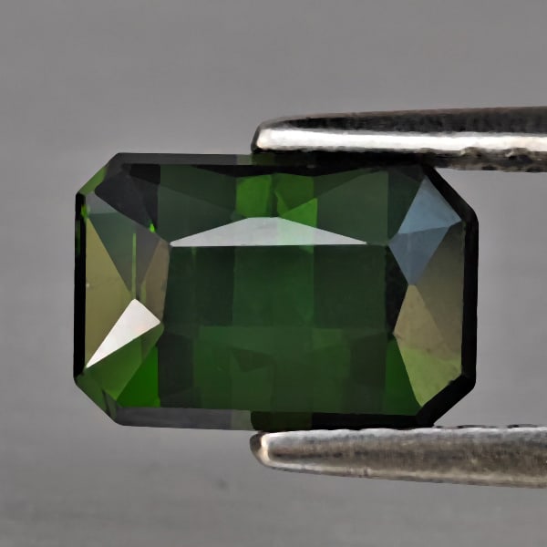 Natural Gem Green Tourmaline Gemstones 1.64 Ct. Clean Octagon Shape 7.4 x 5 Mm.: Product ID: 807250099 Product Name: Natural Tourmaline Weight: 1.64 CT. Size: 7.4 x 5 x 4.6 MM. Shape: Octagon Color: Green Clarity:IF Luster: Good Gems Origin: Nigeria Treatment: Unheated Crystal Str