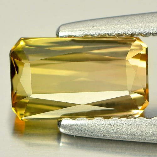 Natural Pinkish Yellow Tourmaline Gemstones 0.90 Ct. Octagon Shape 7 x 4.3 Mm.: Product ID: 807242561 Product Name: Natural Tourmaline Weight: 0.90 CT. Size: 7 x 4.3 x 3 MM. Shape: Octagon Color: Pinkish Yellow Clarity:VVS Luster: Good Gems Origin: Nigeria Treatment: Unheated Cry