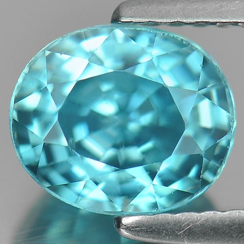 Natural Blue Zircon Gemstones 2.70 Ct. Oval Shape 7.9 x 6.6 Mm.: Product ID: 807720913 Product Name: Natural Zircon Weight: 2.70 CT. Size: 7.9 x 6.6 x 5.1 MM. Shape: Oval Color: Blue Clarity:VVS Luster: Very Good Gems Origin: Cambodia Treatment: Heated Crystal Stru