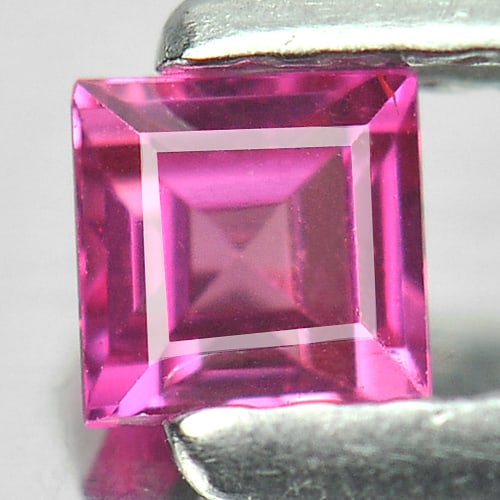 Natural Unheated Pinkish Red Ruby Gemstones 0.25 Ct. Square Shape 3.14 x 3.15 Mm. (1 of 4)