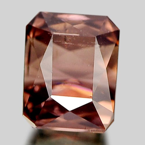 Natural Orangish Pink Color Tourmaline Gemstones1.01 Ct. Octagon Shape 6 x 4.8 Mm. (1 of 3)