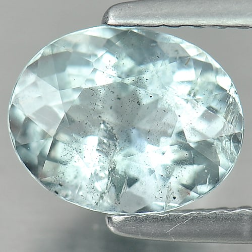 Natural Gem Light Blue Aqumarine Gemstones 1.68 Ct. Oval Shape 8.8 x 7.1 Mm.: Product ID: 800806898 Product Name: Natural Aquamarine Weight: 1.68 CT. Size: 8.8 x 7.1 x 5.1 MM. Shape: Oval Color: Light Blue Clarity:SI Luster: Good Gems Origin: Brazil Treatment: Unheated Crystal 