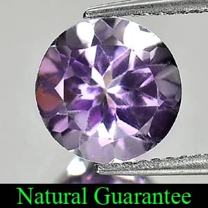 Natural Gem Purple Amethyst Gemstones 2.31 Ct. Round Shape 9 Mm.: Product ID: 800319159 Product Name: Natural Amethyst Weight: 2.31 CT. Size: 9 x 9 x 6 MM. Shape: Round Color: Purple Clarity:VSI Luster: Good Gems Origin: Brazil Treatment: Unheated Crystal Structure: