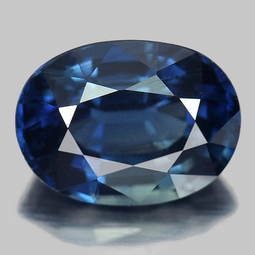 Natural Blue Sapphire Gemstones 1.81 Ct. Clean Oval Shape 7.83 x 5.87 Mm. (1 of 4)