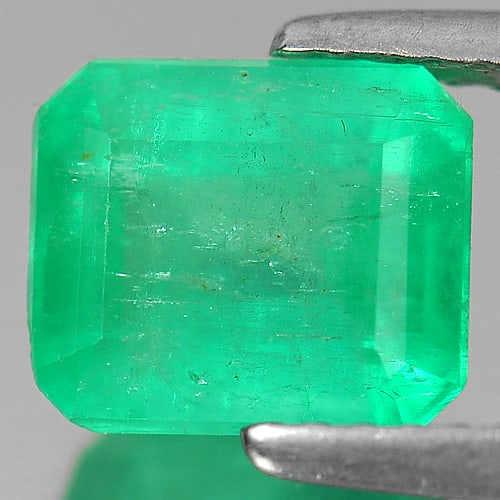 Natural Green Emerald Gemstones 2.14 Ct. Octagon Shape 8 x 6.8 Mm. (1 of 3)