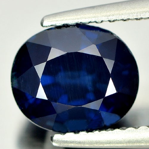Natural Blue Sapphire Gemstones 2.70 Ct. Oval Shape 8.18 x 6.98 Mm. (1 of 4)