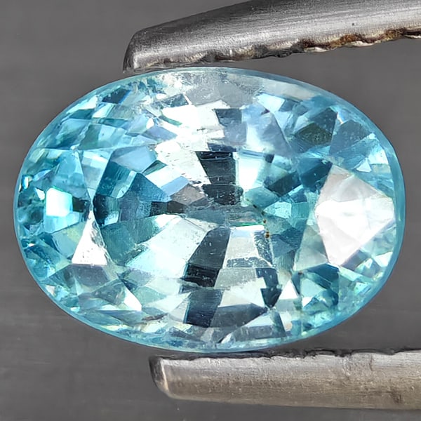 Natural Blue Zircon Gemstones 1.61 Ct. Oval Shape 7.4 x 5.4 Mm.: Product ID: 807743206 Product Name: Natural Tanzanite Weight: 1.61 CT. Size: 7.4 x 5.4 x 4.3 MM. Shape: Oval Shape Color: Blue Clarity:SI1 Luster: Good Gems Origin: Cambodia Treatment: Heated Crystal 