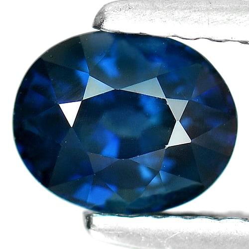 Natural Blue Sapphire Gemstones 1.24 Ct. Oval Shape 6.40 x 5.26 Mm. (1 of 4)