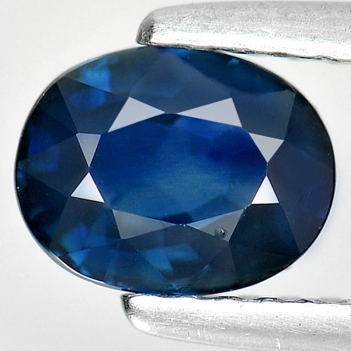 Natural Blue Sapphire Gemstones 1.11 Ct. Oval Shape 6.77 x 5.30 Mm. (1 of 4)