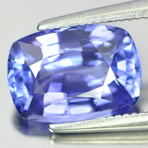 Natural Blue Tanzanite Gemstones 2.77 Ct. Clean Cushion Shape 10.2 x 7.3 Mm.: Product ID: 807006164 Product Name: Natural Tanzanite Weight: 2.77 CT. Size: 10.2 x 7.3 x 4.8 MM. Shape: Cushion Color: Violetish Blue Clarity:IF Luster: Very Good Gems Origin: Tanzania Treatment: Hea