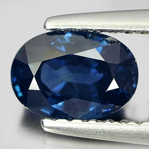 Natural Blue Sapphire Gemstones 1.15 Ct. Oval Shape 7.03 x 4.96 Mm. (1 of 4)