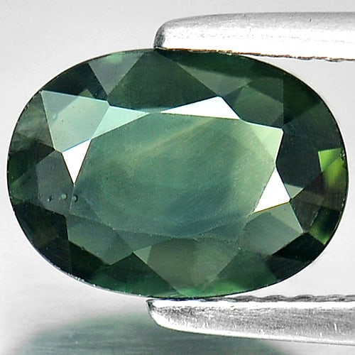 Natural Green Sapphire Gemstones 2.06 Ct. Oval Shape 9.6 x 7 Mm. (1 of 3)