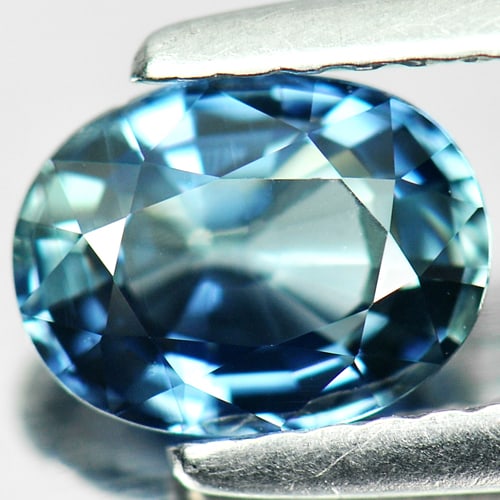 Natural Blue Sapphire Gemstones 1.31 Ct. Oval Shape 7.25 x 5.56 Mm. (1 of 4)