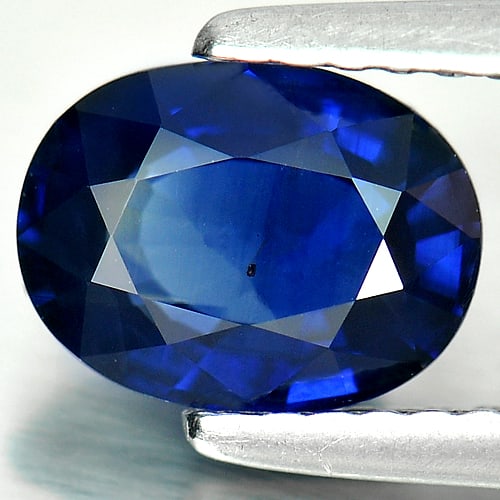 Natural Blue Sapphire Gemstones 1.53 Ct. Oval Shape 7.93 x 6.02 Mm. (1 of 4)