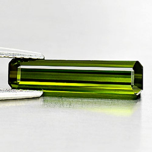 Natural Green Tourmaline Gemstones 1.64 Ct. Clean Octagon Shape 14.5 x 3.6 Mm.: Product ID: 807243082 Product Name: Natural Tourmaline Weight: 1.64 CT. Size: 14.5 x 3.6 x 3.4 MM. Shape: Octagon Color: Green Clarity:IF Luster: Good Gems Origin: Nigeria Treatment: Unheated Crystal 