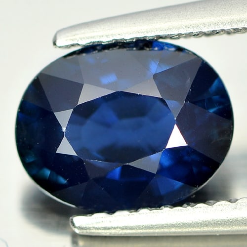 Natural Blue Sapphire Gemstones 2.00 Ct. Oval Shape 8.41 x 6.55 Mm. (1 of 4)