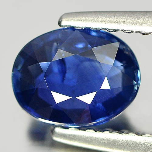 Natural Blue Sapphire Gemstones 1.06 Ct. Oval Shape 6.62 x 5.14 Mm. (1 of 4)