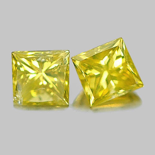 Natural Yellow Loose Diamond 0.22 Ct. Baguette Princess Cut 2.7 x 2.6 Mm.: Product ID: 802102983 Product Name: Natural Enhanced Diamond Weight: 0.22 CT. Size: 2.7 x 2.6 x 1.9 MM. Shape: Baguette Princess Cut Color: Yellow Clarity:VSI Luster: Scintillating Gems Origin: Belgiu