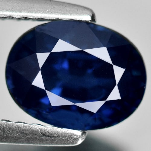 Natural Blue Sapphire Gemstones 1.81 Ct. Oval Shape 7.66 x 5.89 Mm. (1 of 4)