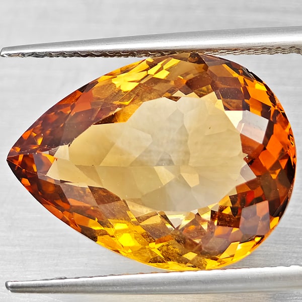 Natural Imperial Topaz Gemstones 14.08 Ct. Pear Shape 17.8 x 13.4 Mm: Product ID: 807168553 Product Name: Natural Topaz Weight: 14.08 CT. Size: 17.8 x 13.4 x 8 MM. Shape: Pear Shape Color: Imperial Clarity:VSI Luster: Good Gems Origin: Brazil Treatment: Treated Crystal 