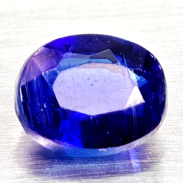 Natural Blue Kyanite Gemstones 0.72 Ct. Oval Shape 5.3 x 4.2 Mm.: Product ID: 804204830 Product Name: Natural Kyanite Weight: 0.72 CT. Size: 5.3 x 4.2 x 3.4 MM. Shape: Oval Color: Blue Clarity:SI1 Luster: Good Gems Origin: Sri - Lanka Treatment: Unheated Crystal Str