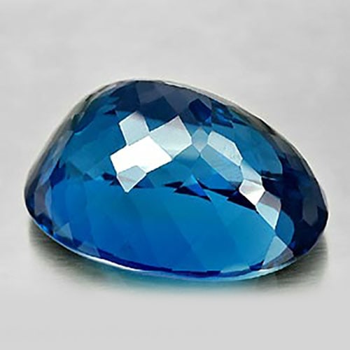 Natural London Blue Topaz Gemstones 491.45 Ct. Clean Oval Shape 55 x 37 Mm. - 3