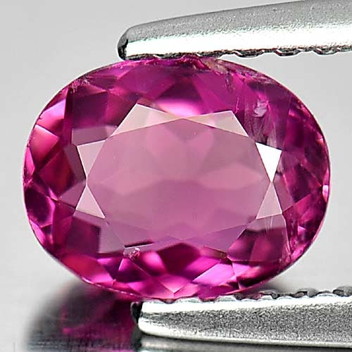 Natural Pink Tourmaline Gemstones 0.80 Ct. Oval Shape 6.7 x 5.4 Mm: Product ID: 807249255 Product Name: Natural Tourmaline Weight: 0.80 CT. Size: 6.7 x 5.4 x 3.1 MM. Shape: Oval Color: Violet Pink Clarity:VSI Luster: Good Gems Origin: Nigeria Treatment: Unheated Cryst