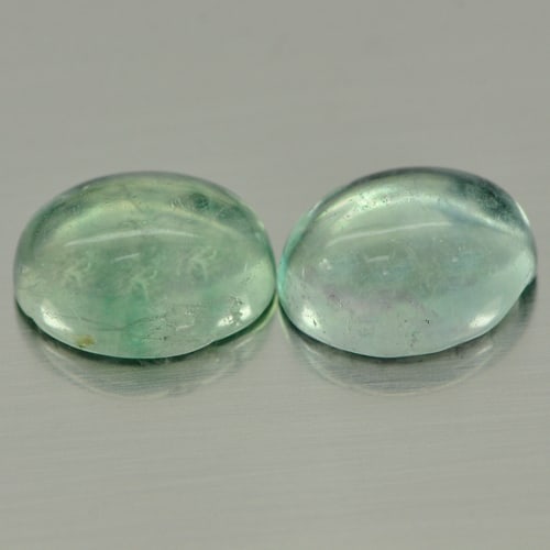 Natural Multi Color Fluorite Gemstones 6.27 Ct. 2 Pcs Oval Cabochon Shape 9.9 x 7.8 Mm: Product ID: 807803394 Product Name: Natural Agate Weight: 6.27 CT. Size: 9.9 x 7.8 x 4.7 MM. Shape: Oval Cabochon Color: See As On Picture Clarity:Semi - Transparent Luster: Good Gems Origin: Madagasc