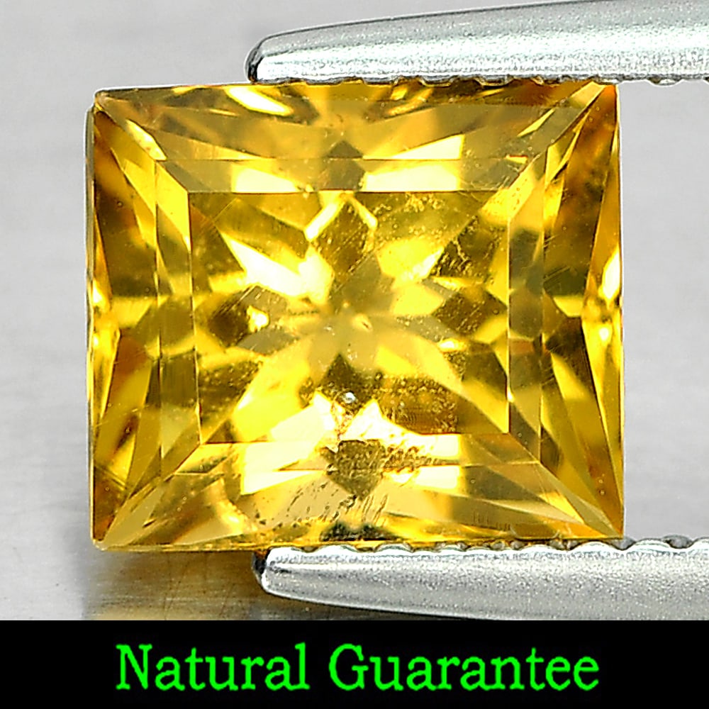 Natural Yellow Citrine Gemstones 2.03 Ct. Square Shape 8 x 7 Mm.: Product ID: 801813263 Product Name: Natural Citrine Weight: 2.03 CT. Size: 8 x 7 x 5.6 MM. Shape: Square Color: Yellow Clarity:SI1 Luster: Good Gems Origin: Brazil Treatment: Unheated Crystal Structur